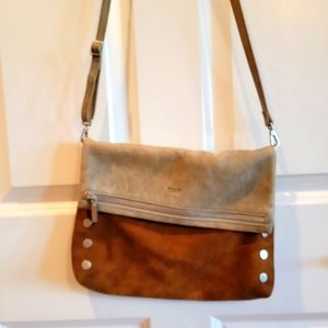 Hammitt VIP large suede crossbody/ clutch